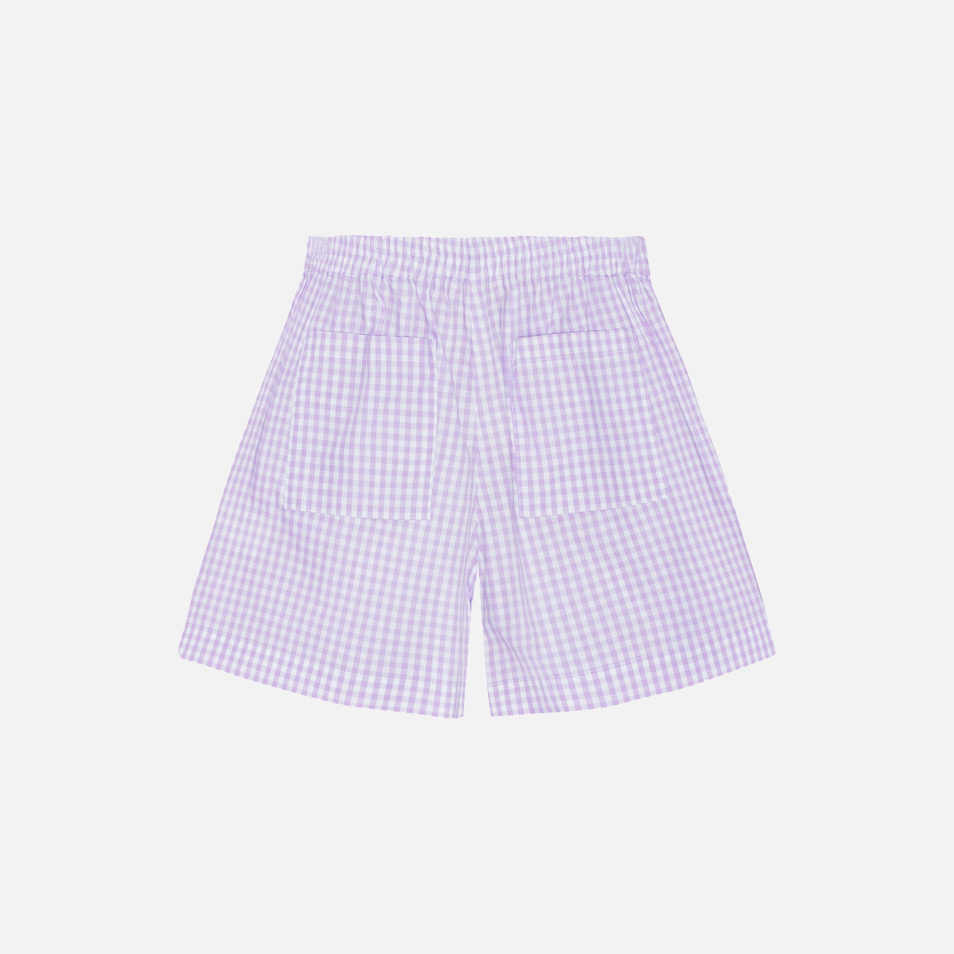 Milo Check Shorts Lavender