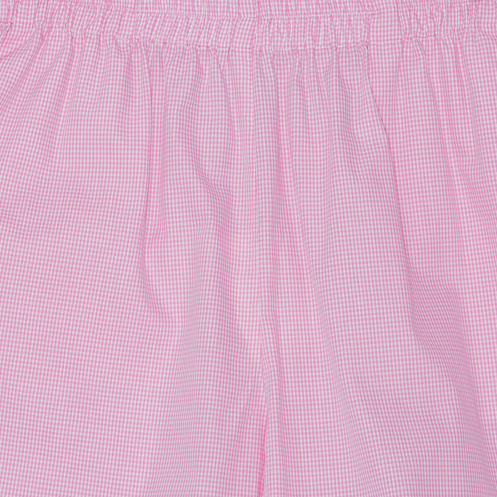 Milo Mini Check Shorts Pink