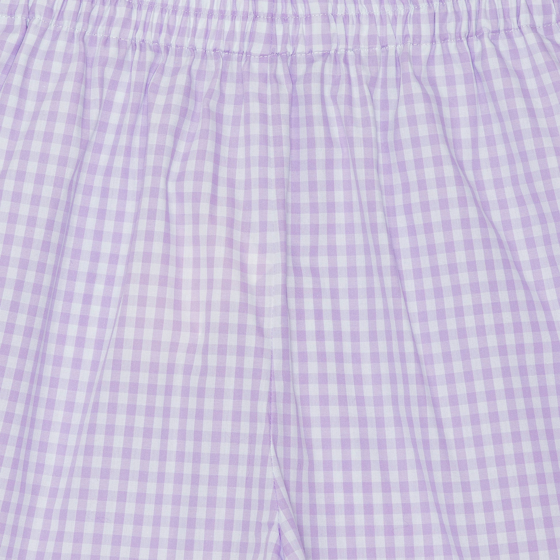 Milo Check Shorts Lavender