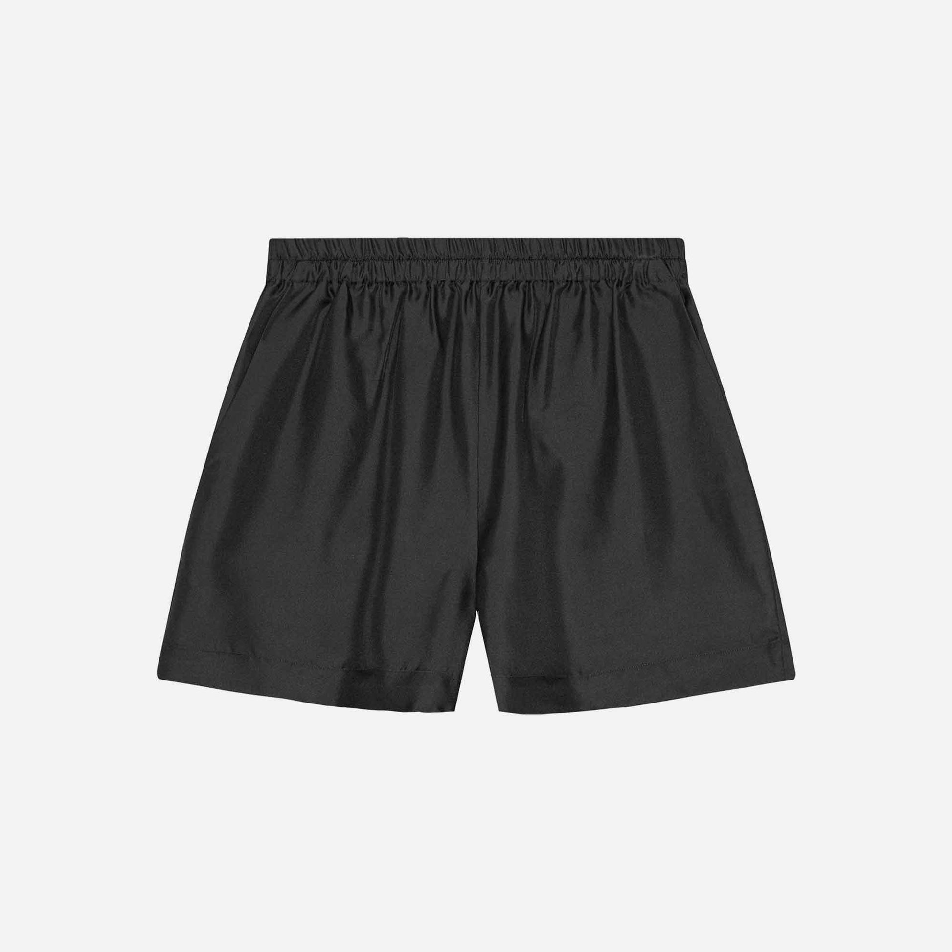 Milo Silk Shorts Black