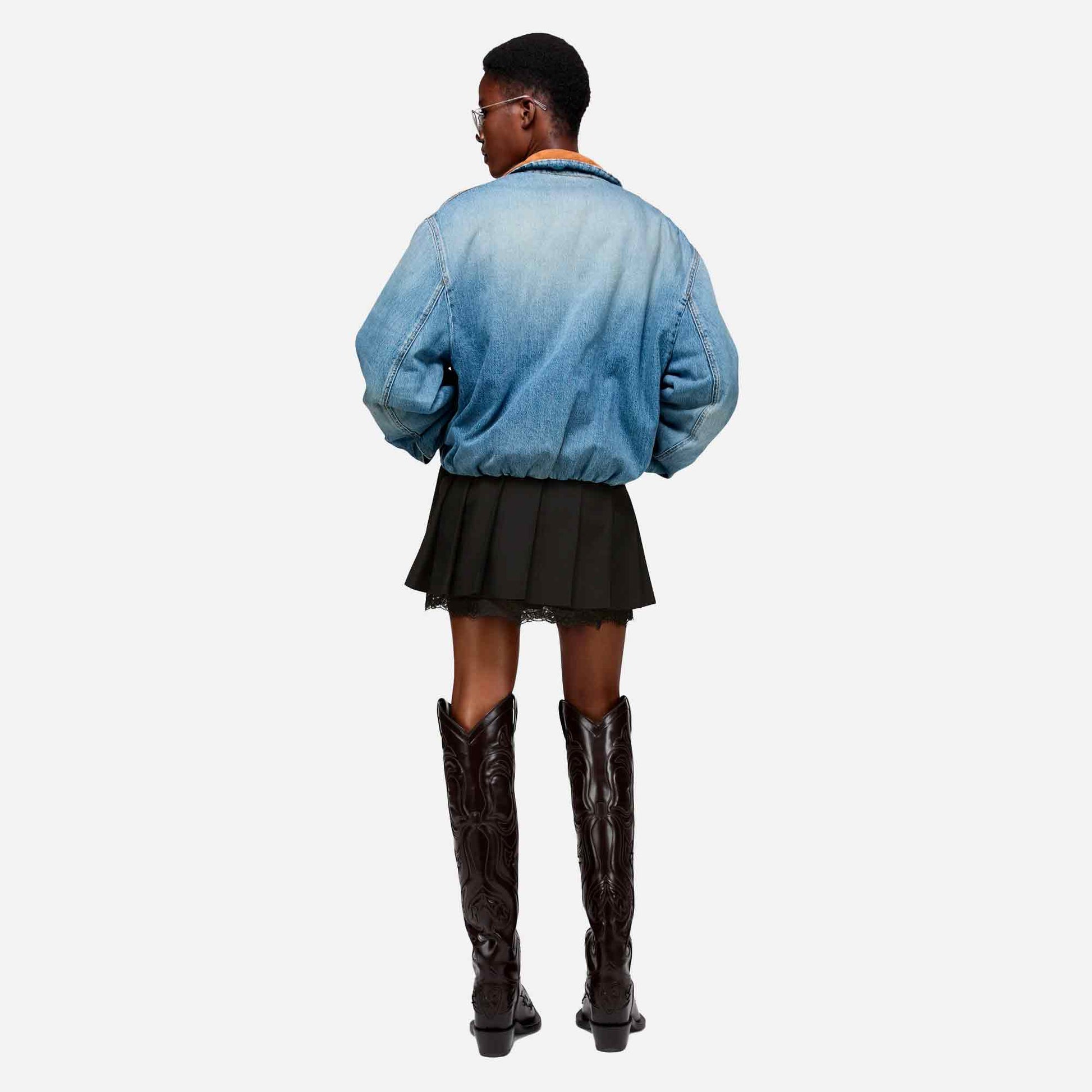 Mini Pleated Skirt Black