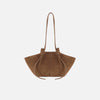 Mochi Tote Bag Suede Cognac