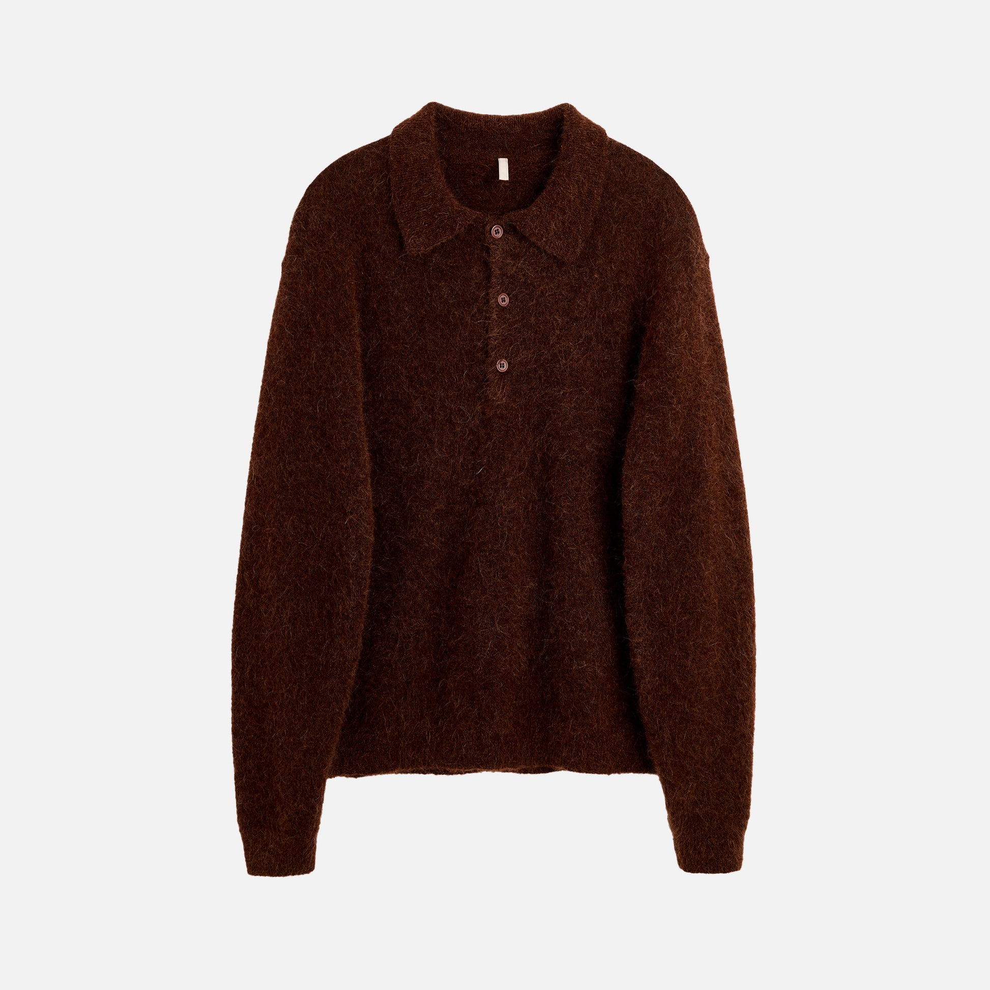 Mohair Polo Brown