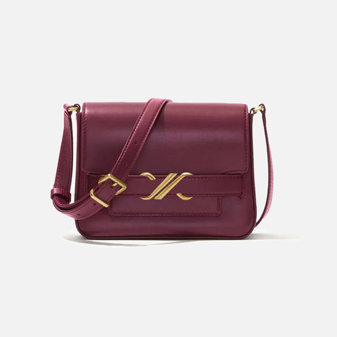 Monogram Box Bag Dark Red