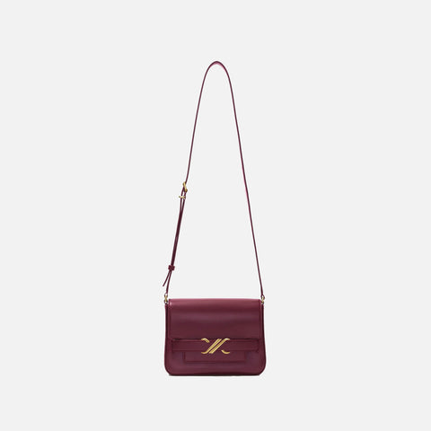 Monogram Box Bag Dark Red