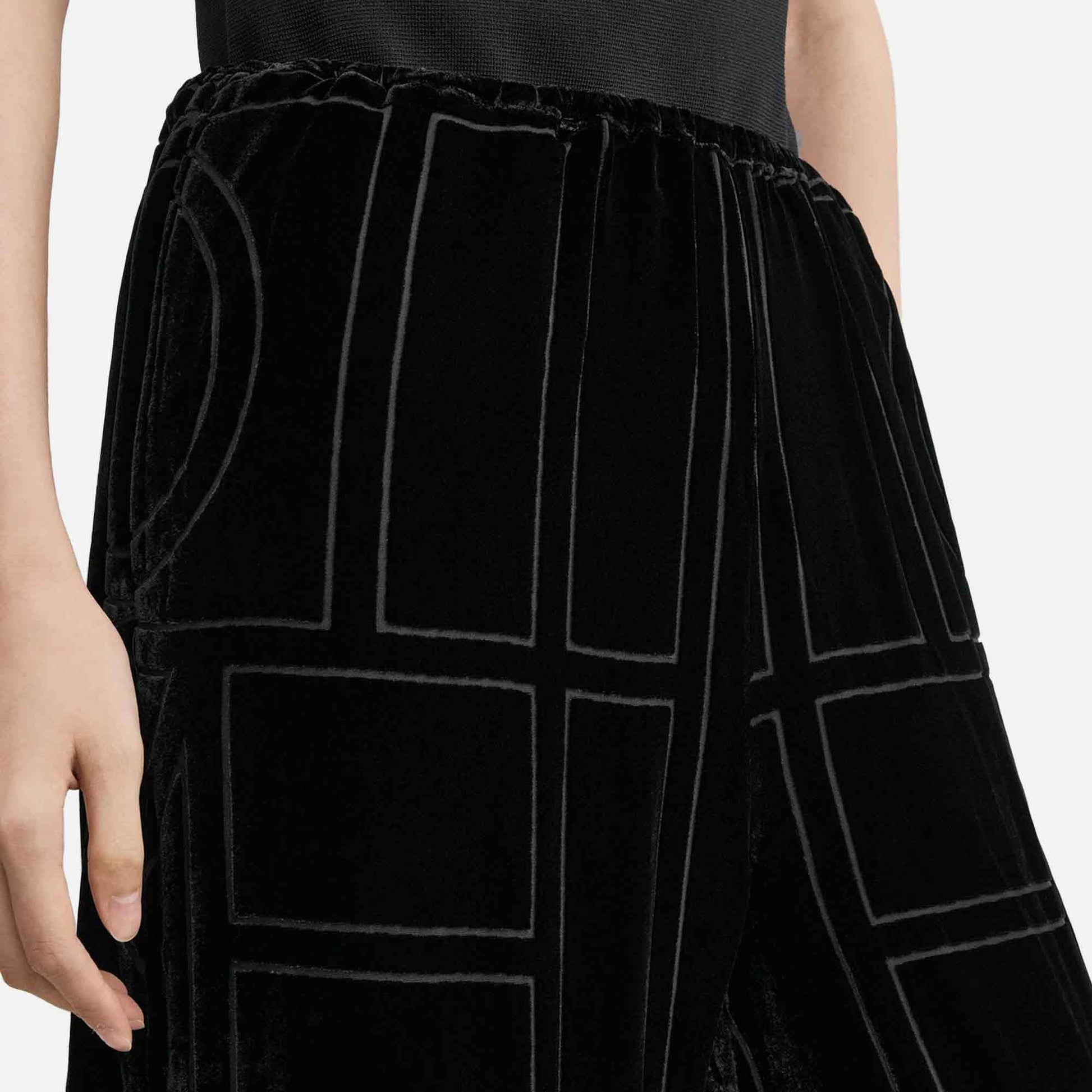 Monogram Devoré PJ Bottoms Black