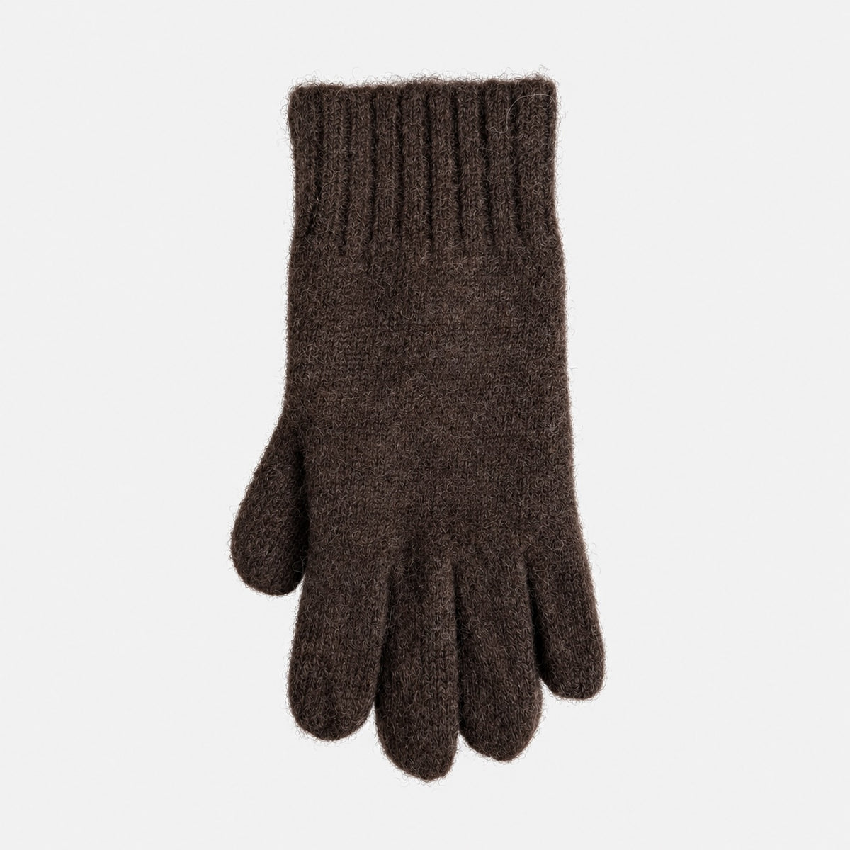 Gloves Brown Melange