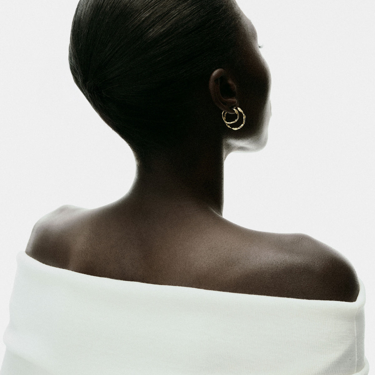 Nadja Hoop Gold Plated