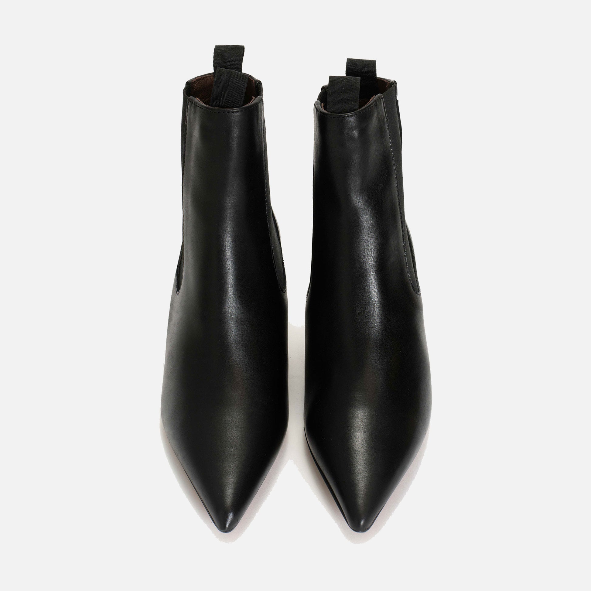 Navia Soft Calf Ankle Boots Black