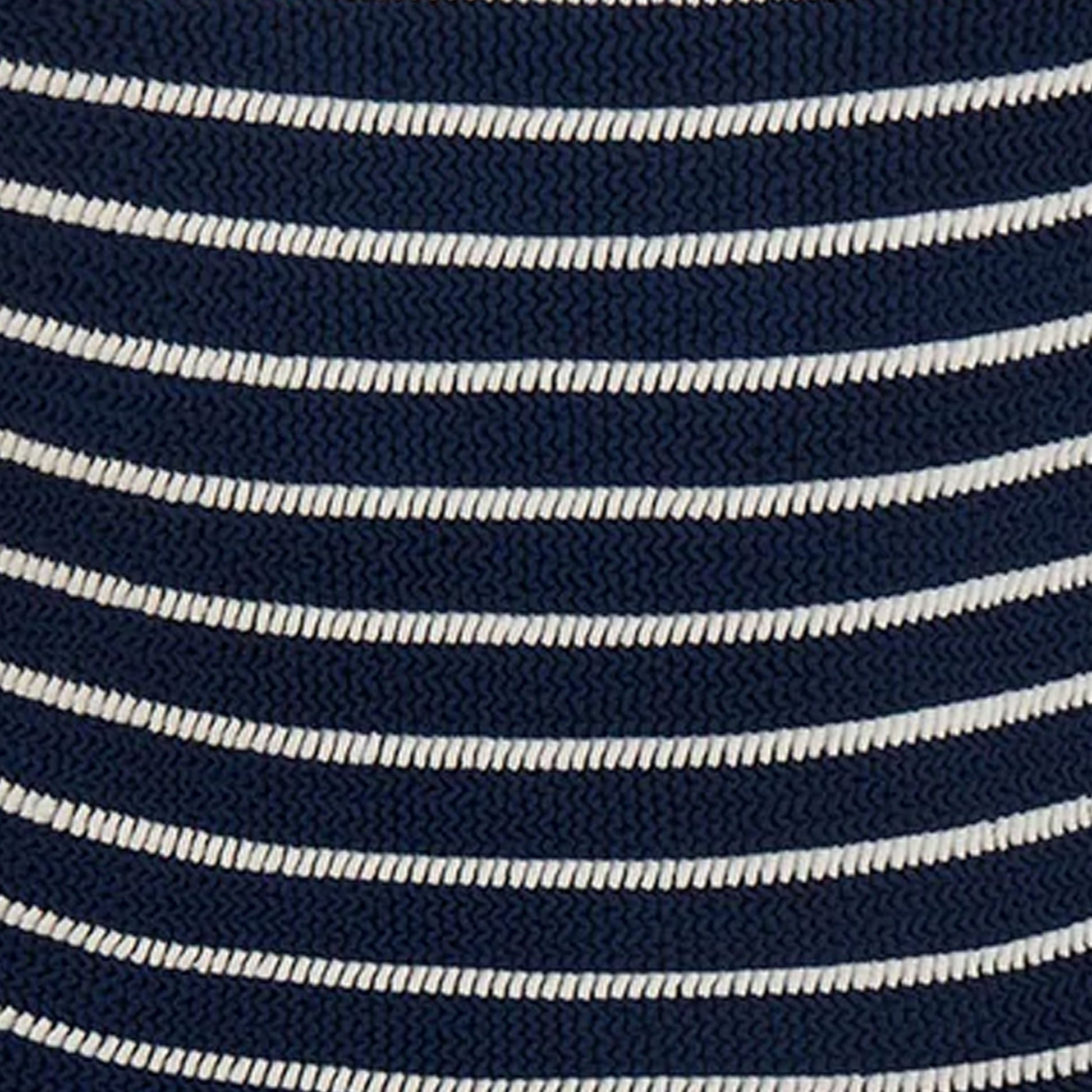 Jean Bikini Crinkle Stripe Navy/White