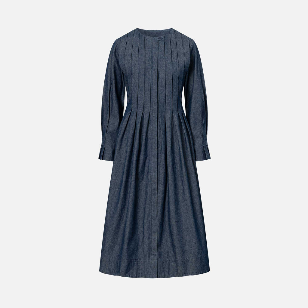 Nevada Dress Desaturated Denim