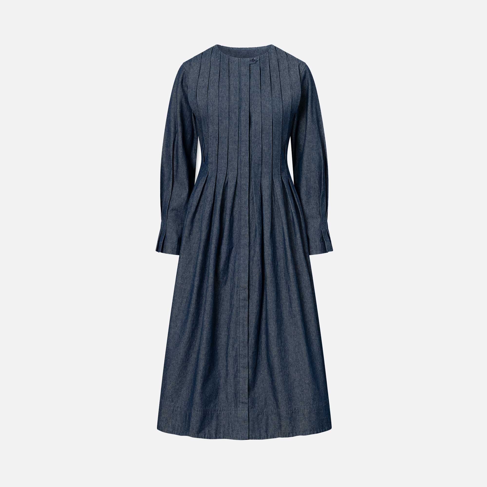 Nevada Dress Desaturated Denim