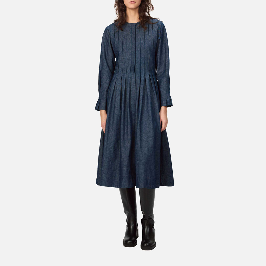 Nevada Dress Desaturated Denim