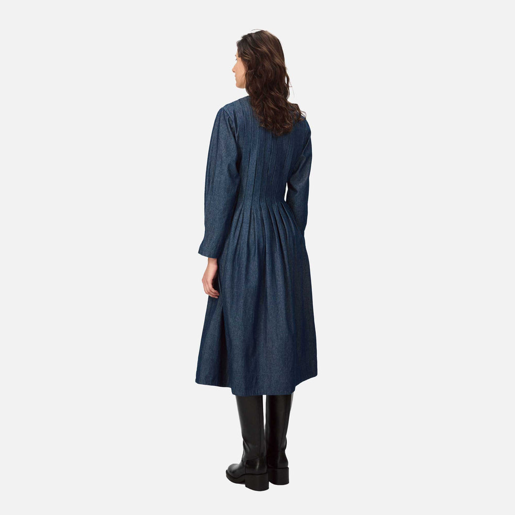 Nevada Dress Desaturated Denim