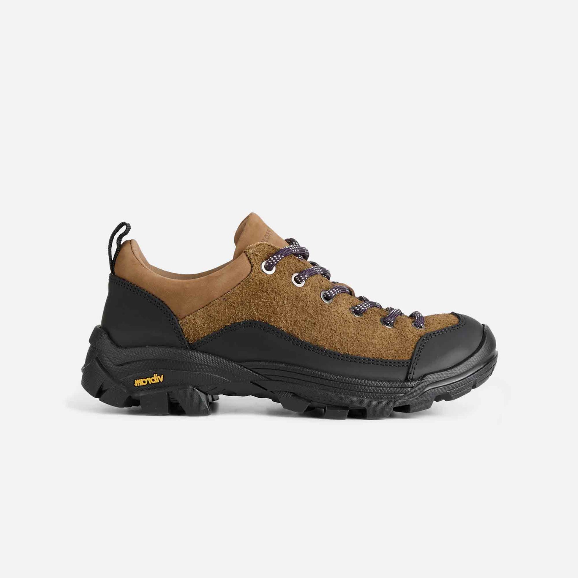 Neve Sneakers Cognac Hairy Suede