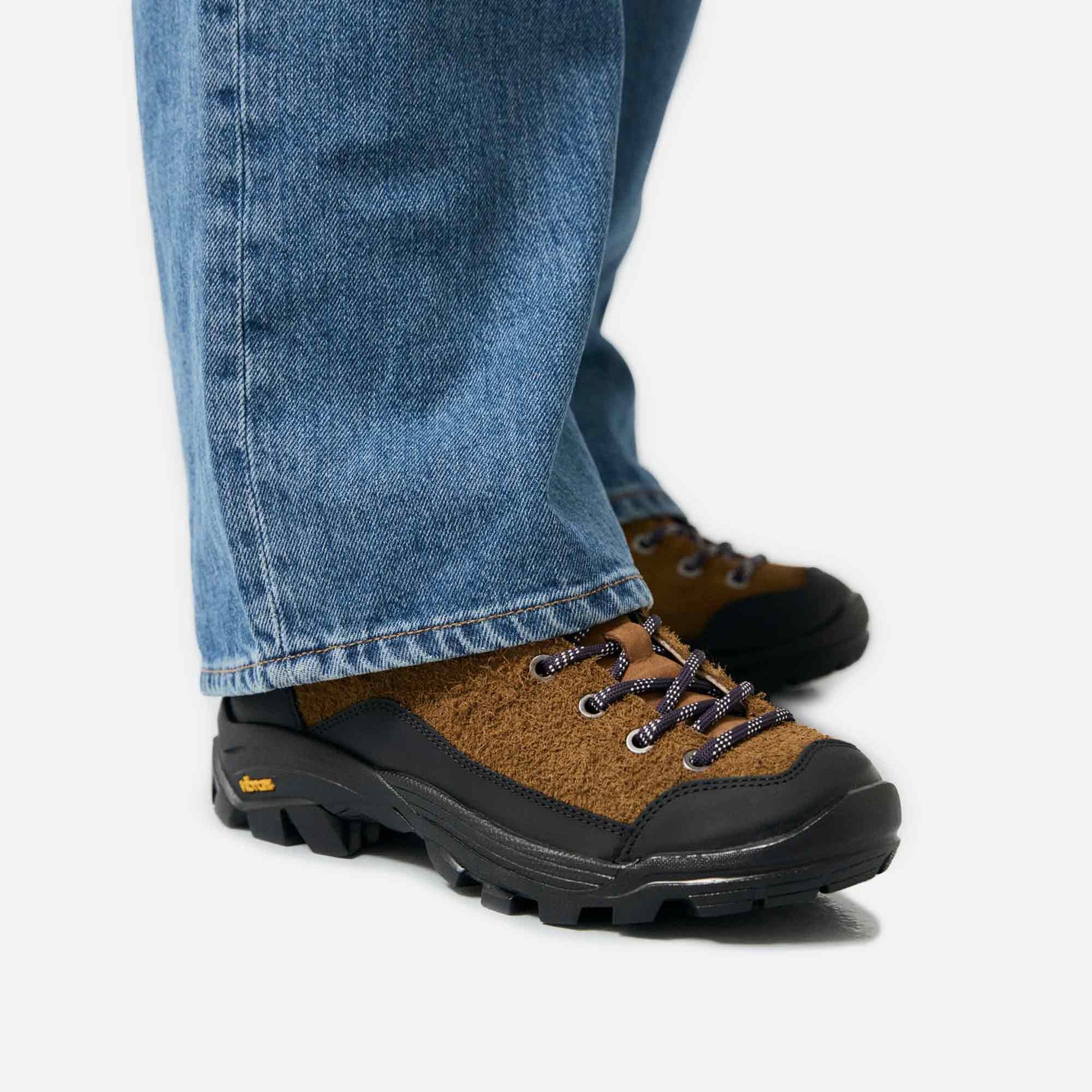 Neve Sneakers Cognac Hairy Suede