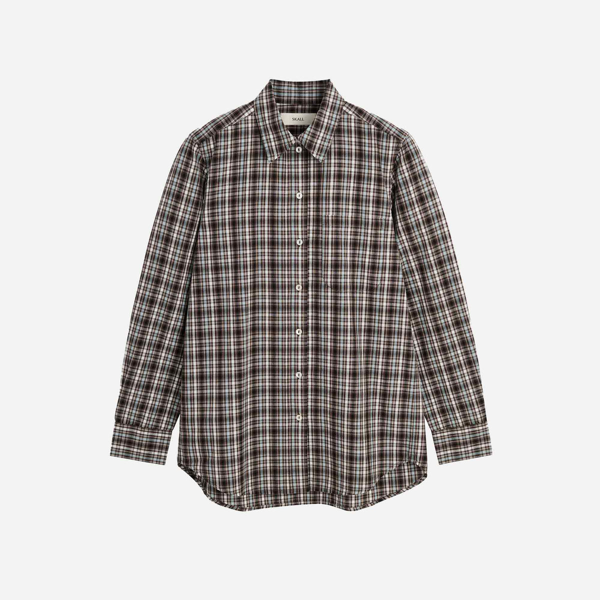 Nico Shirt Brown/Blue Check