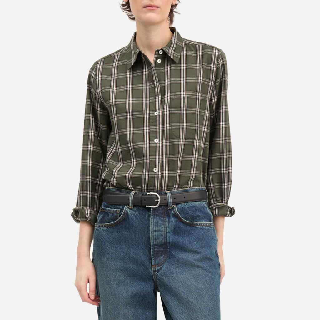 Nico Shirt Green/White Check