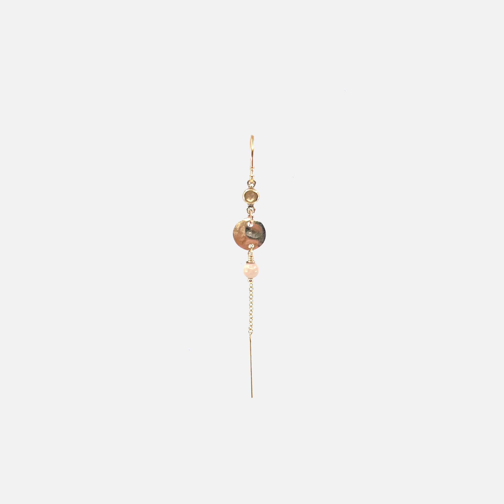 Nida Earring Cream Riverstone