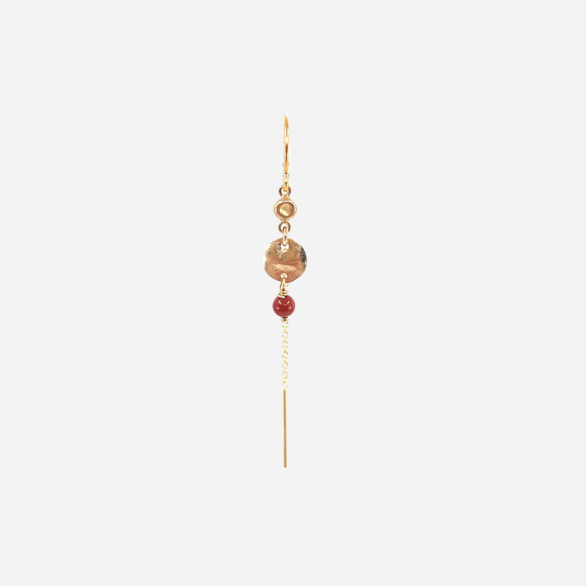Nida Earring Red Jasper