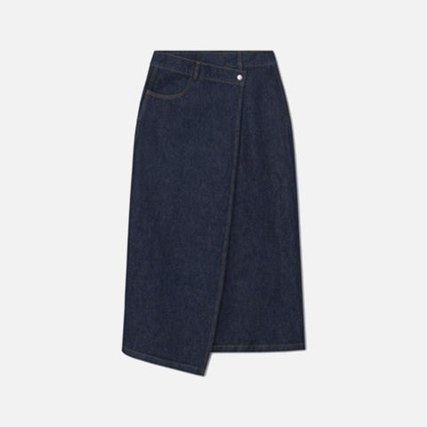 Nina Long Skirt Indigo