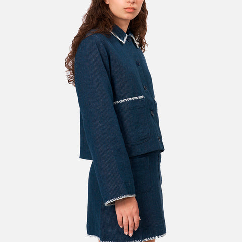 Noel Jacket Blue Quilt