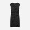 Noor Dress Dot Print Black