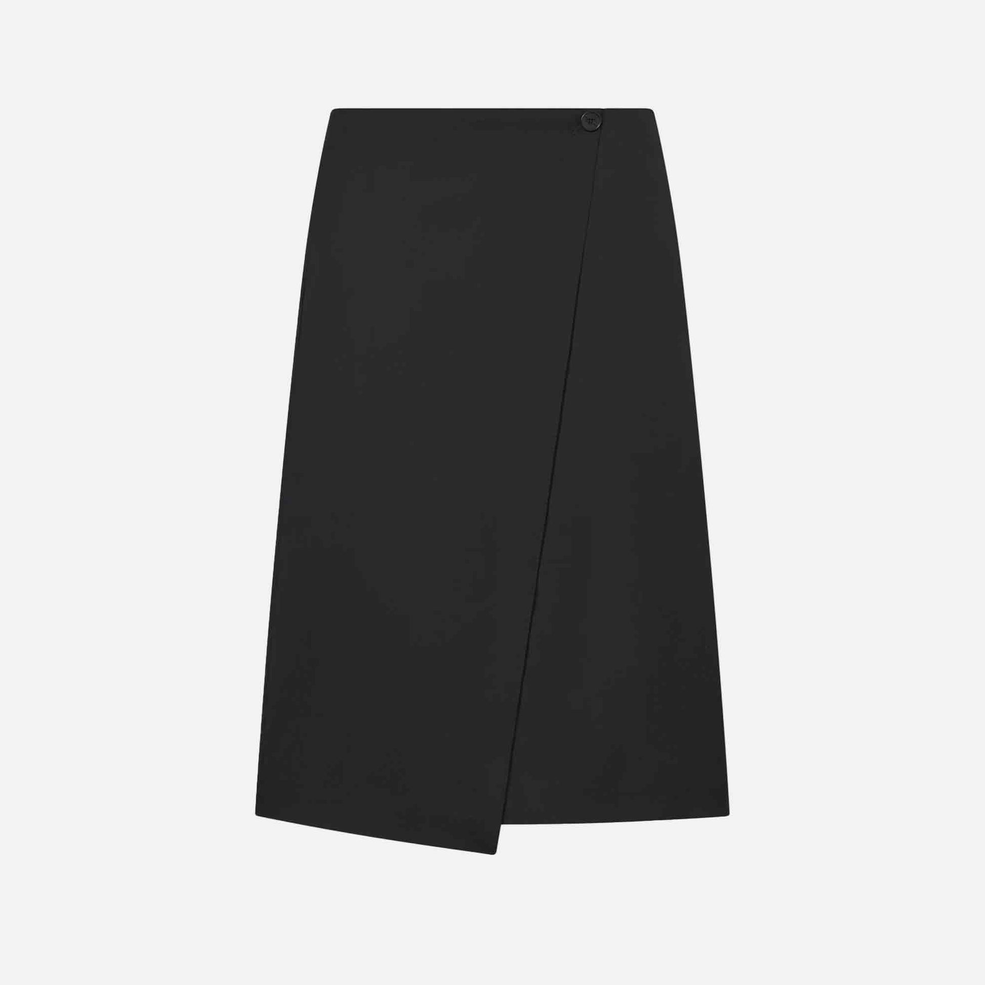 Novy Light Wool Skirt Black