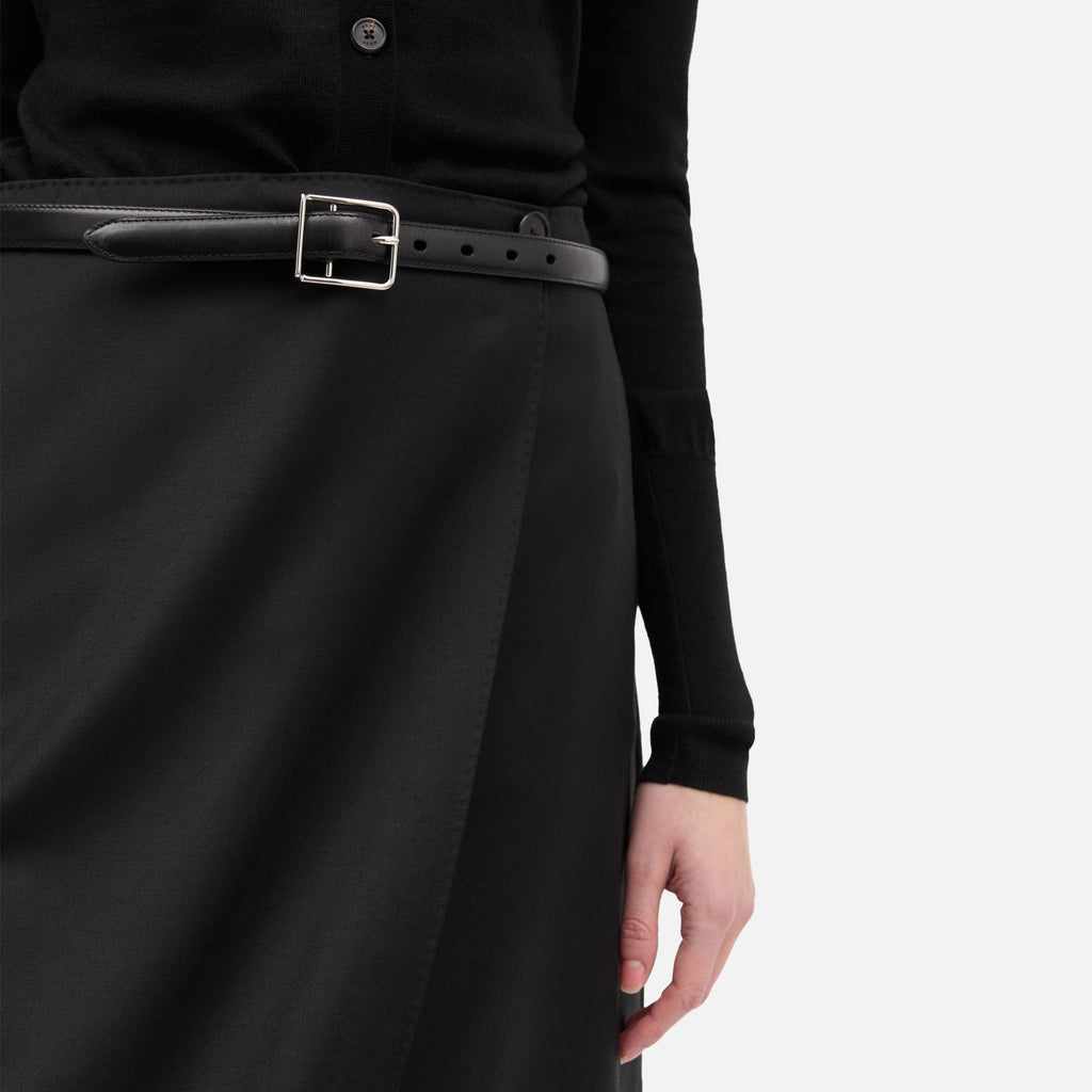 Novy Light Wool Skirt Black