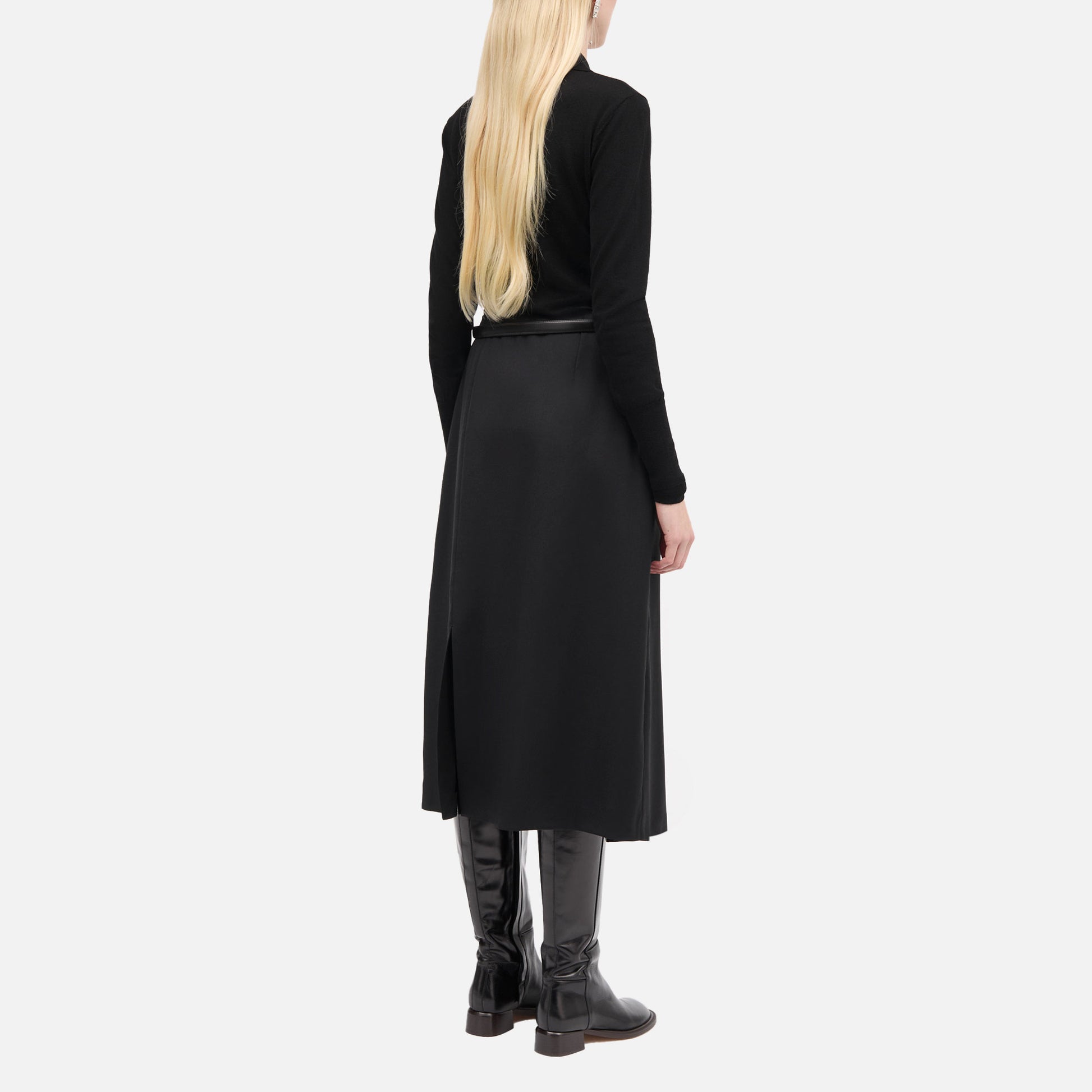 Novy Light Wool Skirt Black