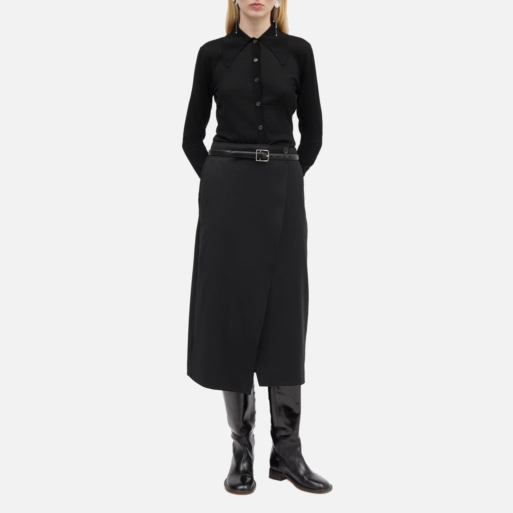 Novy Light Wool Skirt Black