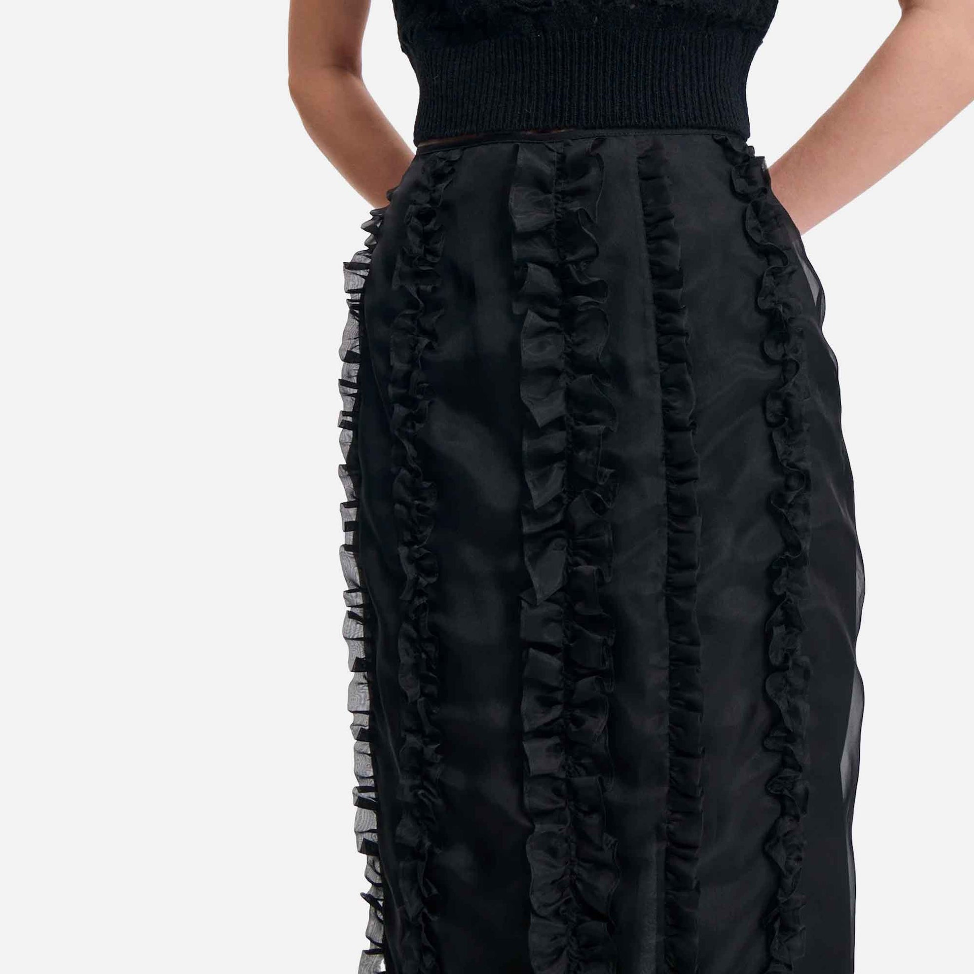 Ocean Skirt Black