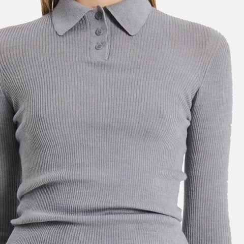 Oda Top Gray Melange