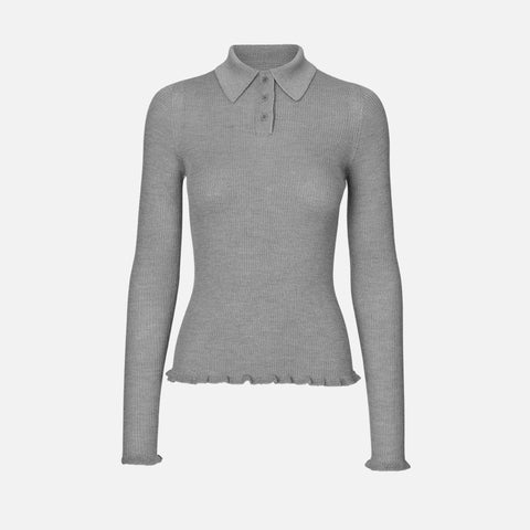 Oda Top Gray Melange