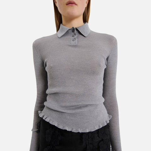 Oda Top Gray Melange