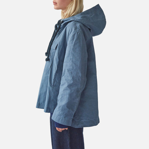 Oilskin Anorak Dove Blue