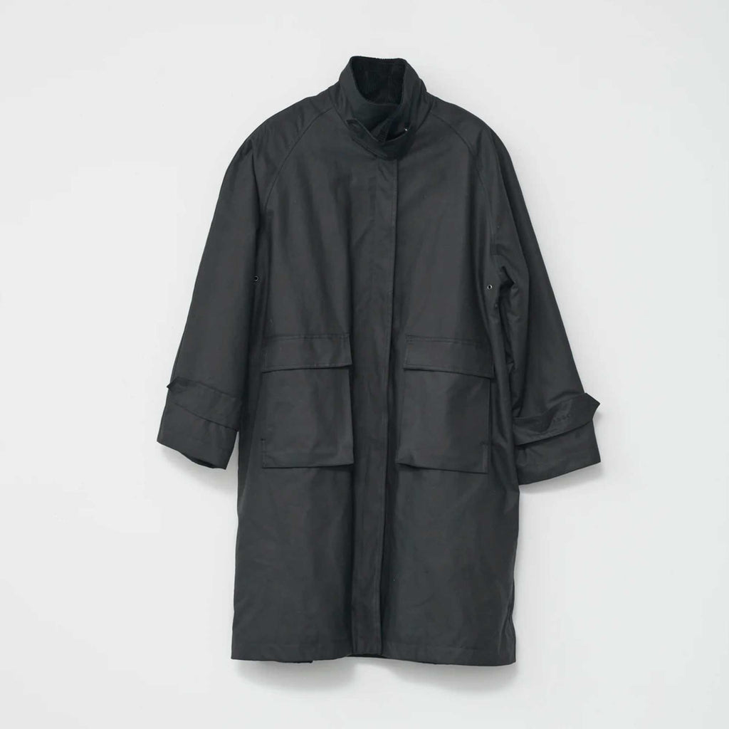 Oilskin Coat Black