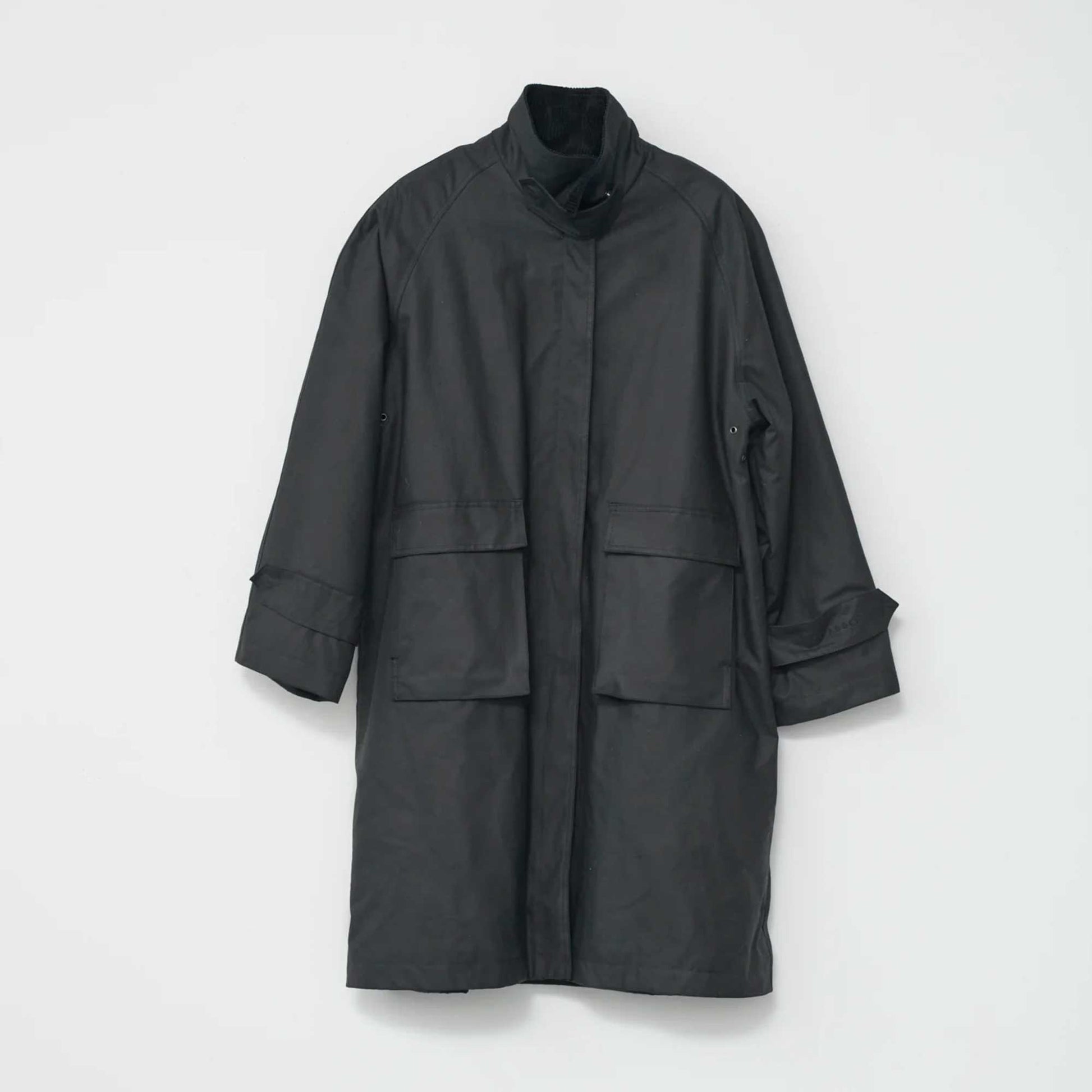 Oilskin Coat Black