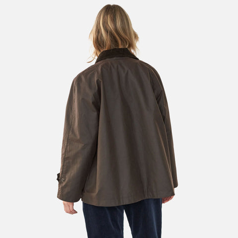 Oilskin Mac Jacket Brown