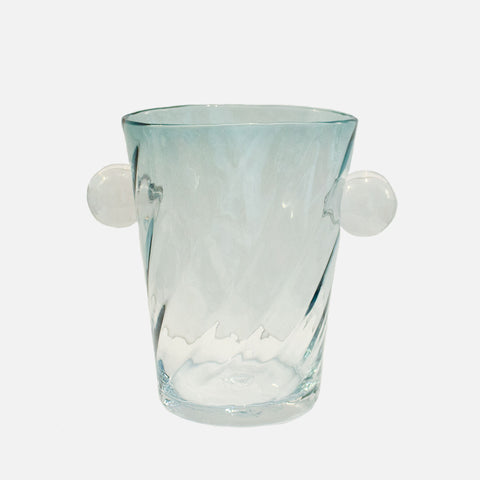 Oliver Vase Clear Pine Green