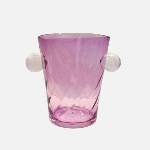 Oliver Vase Clear Purple