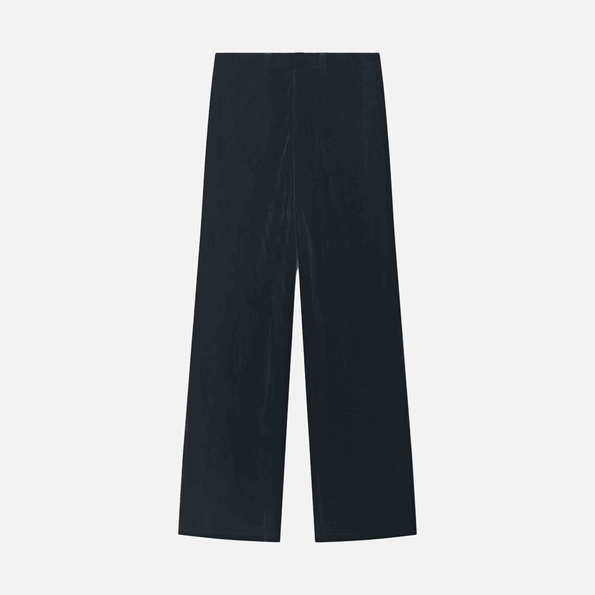 Omar Velvet Pants Black