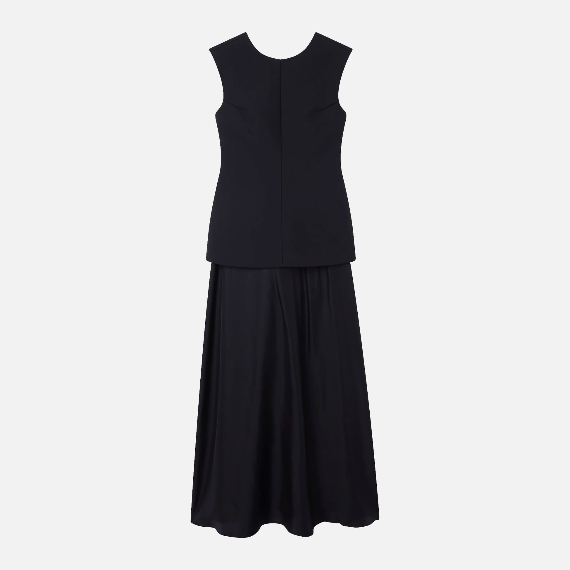Open Back Dress Black