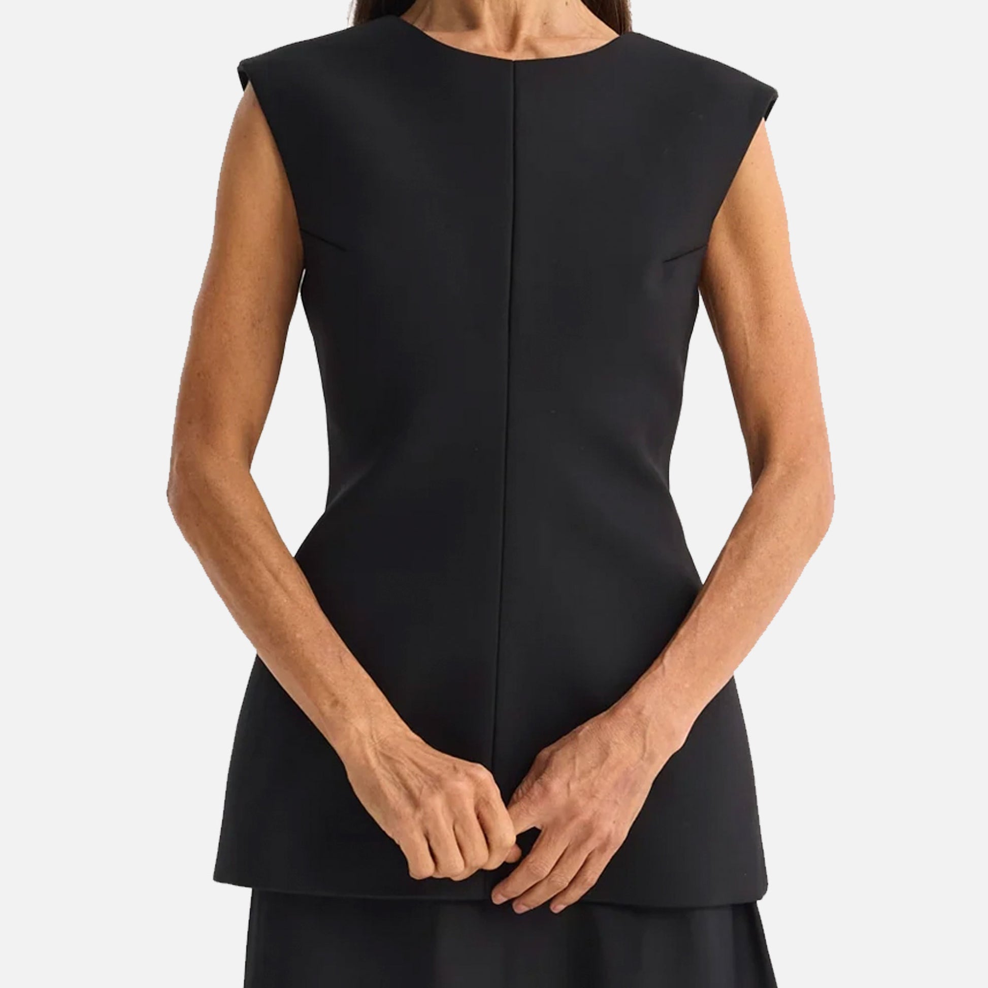 Open Back Dress Black