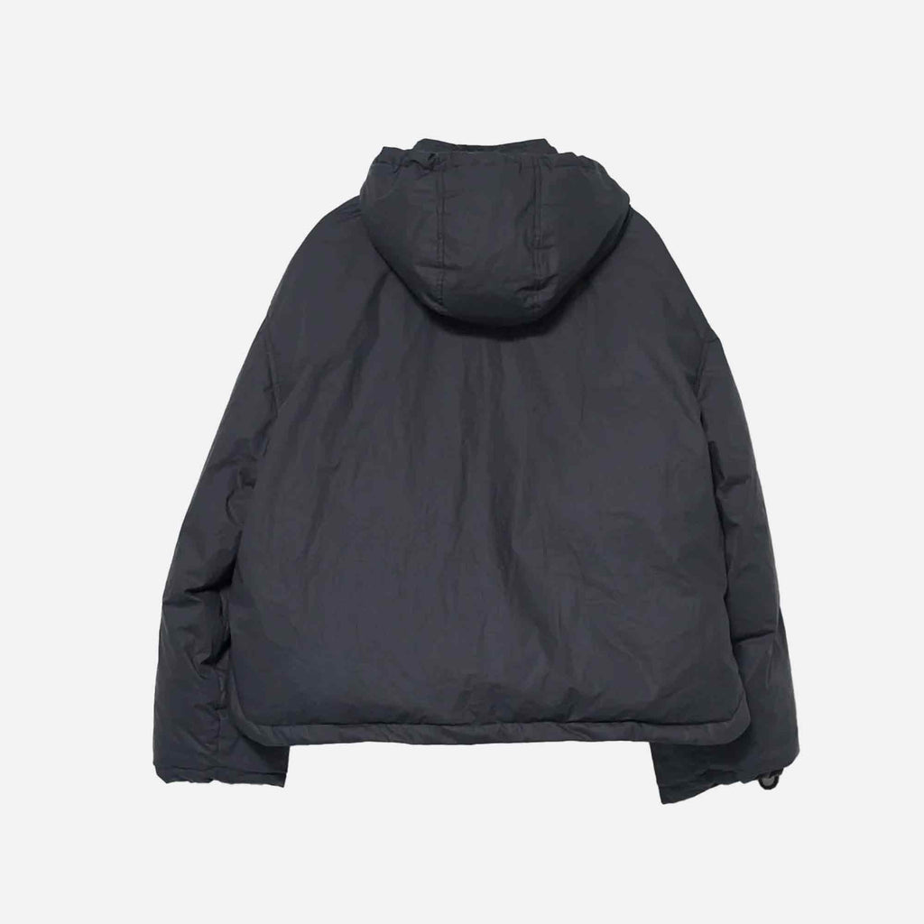 Organic Cotton Ribstop Puffer Jacket Navy