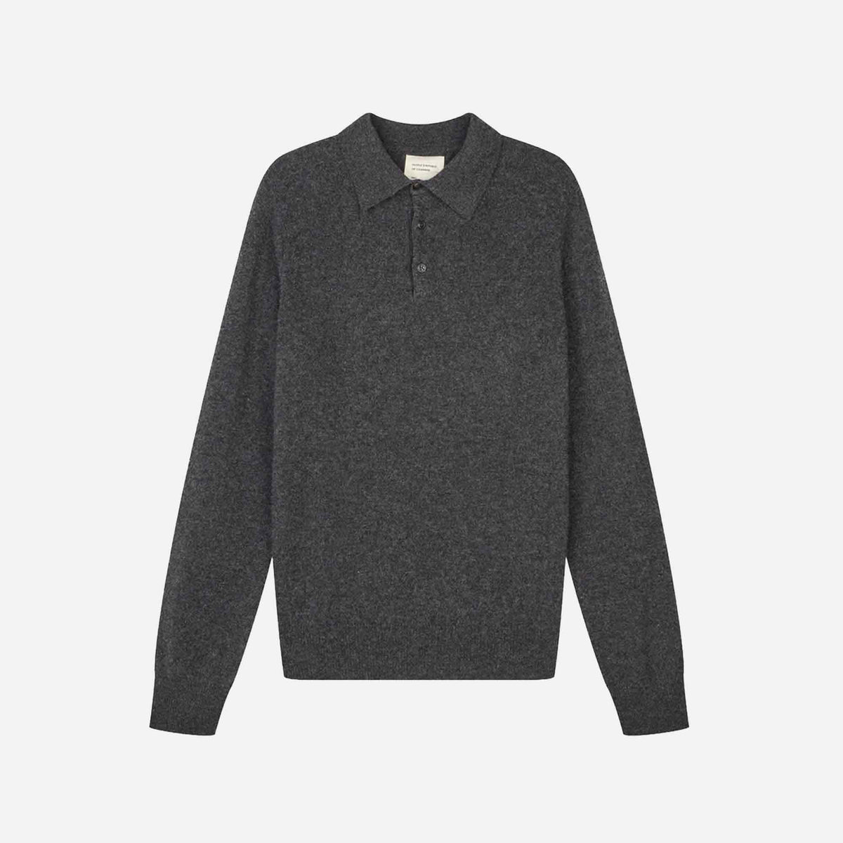 Original Button Down Polo Dark Grey