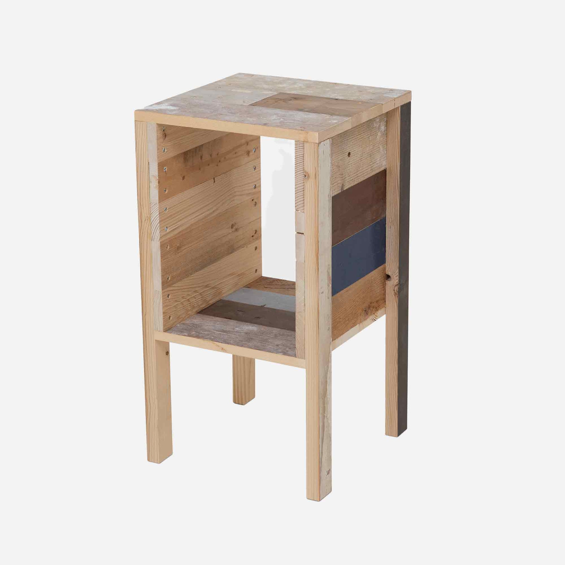Scrapwood Bedside Table High Gloss – 44