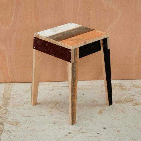 Scrapwood Stool High Gloss - K 30