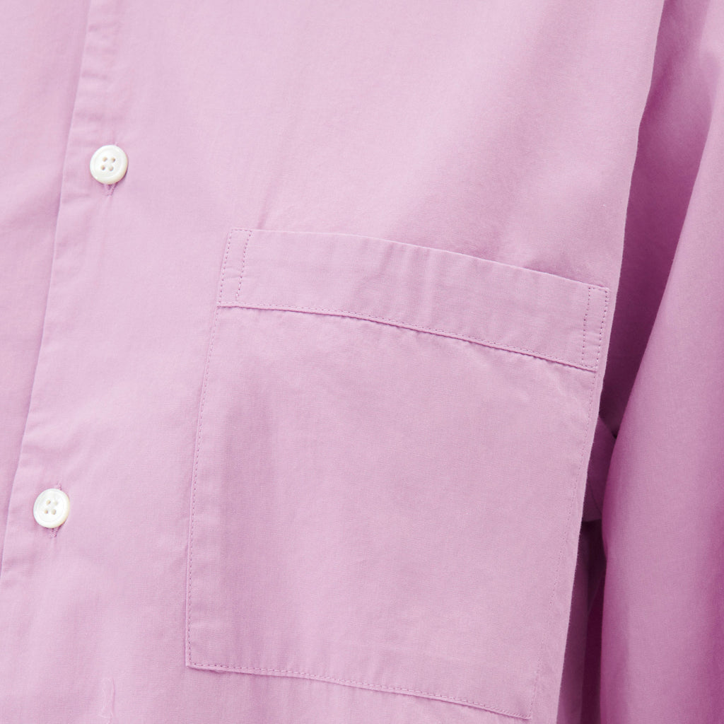 Poplin Long-Sleeved Shirt Purple Pink