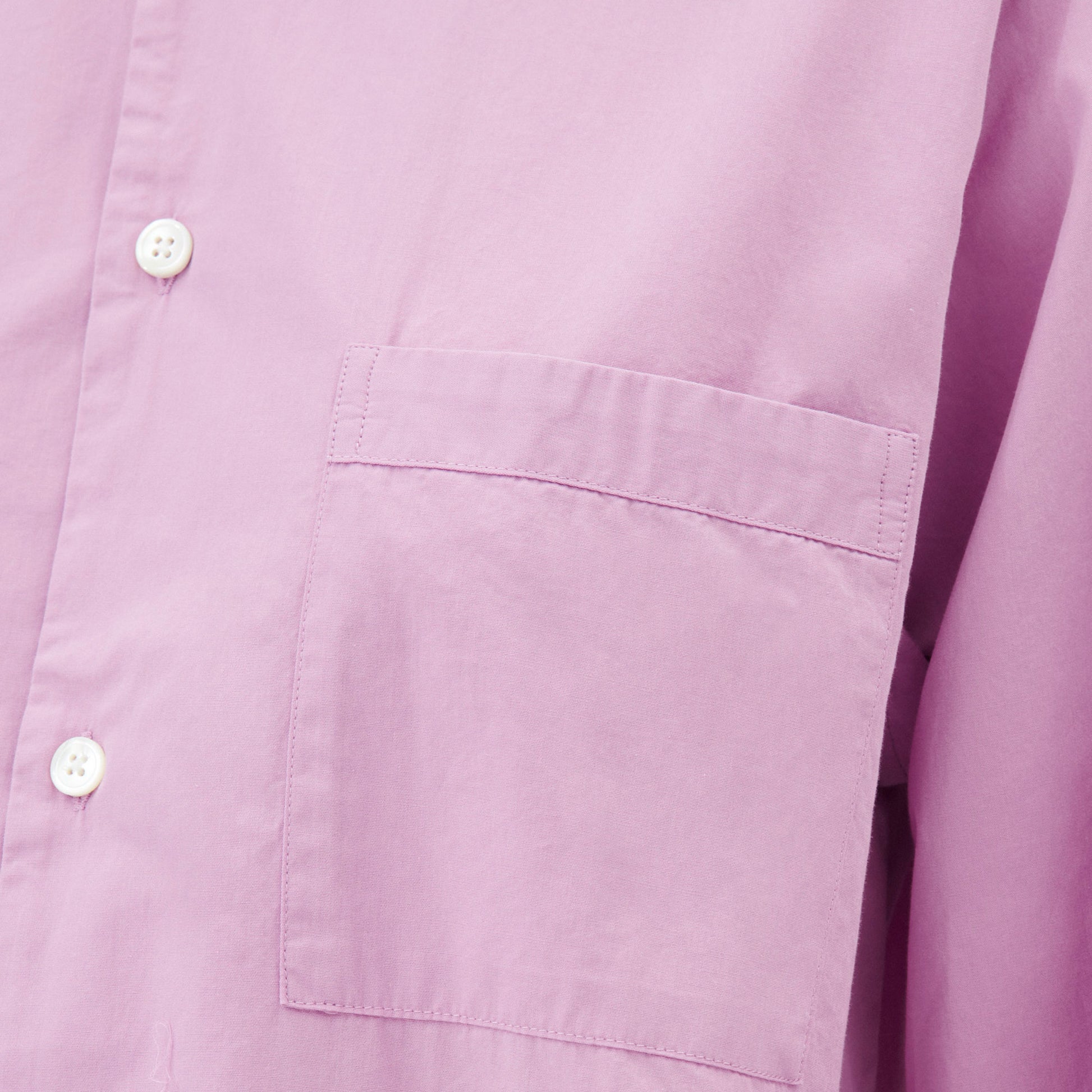 Poplin Long-Sleeved Shirt Purple Pink